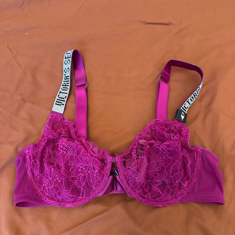 Victoria's Secret Pink Lace Underwire Bra